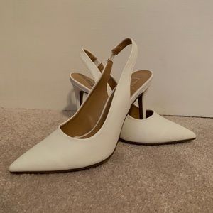 Material Girl White Pumps